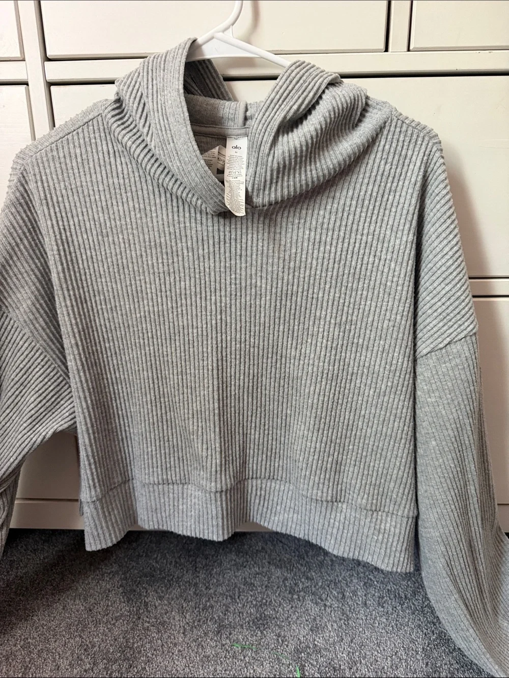 ALO yoga cropped hoodie